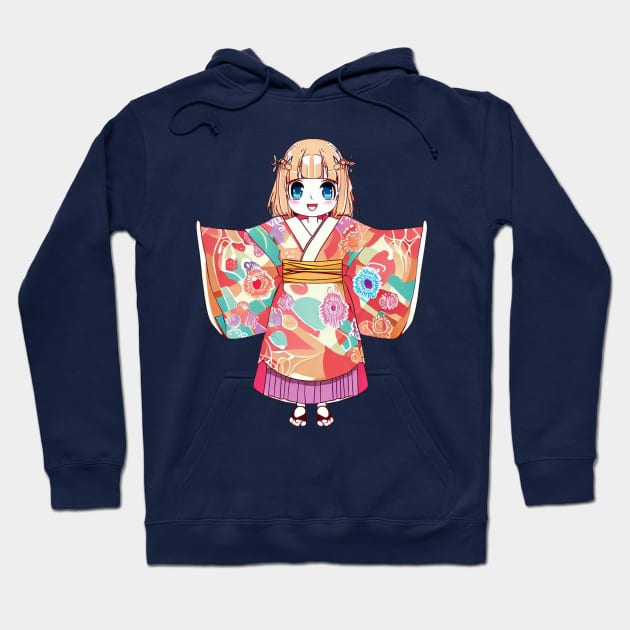 kimono kawaii Hoodie by Japanese Fever